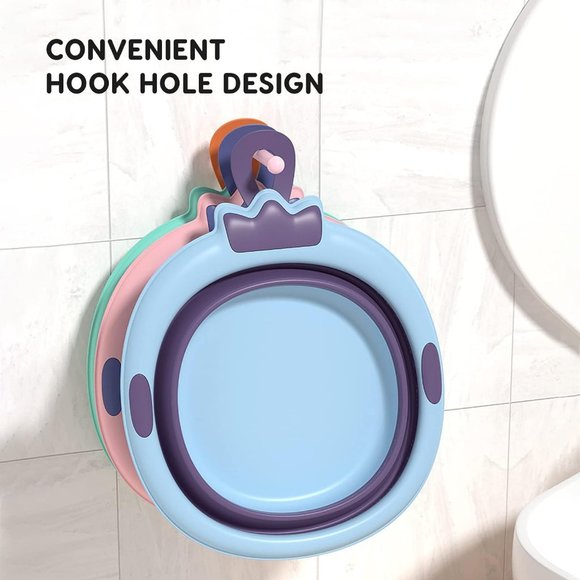Portable Kids Wash Butt Basin Durable Wash Foot Basin Cute Baby Small Tub - Picture 7 of 16